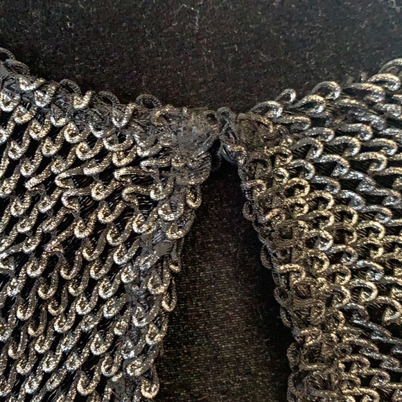 -ZARA METALLIC MESH TOP - - Picture 5 of 8